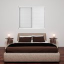 Ver imagem 6 de Kit com 2 Janelas de Alumínio Veneziana 100x150cm 3 Folhas 1 Fixa com Grade e Vidro Liso Soft Plus Branco MGM