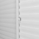 Ver imagem 5 de Kit com 2 Janelas de Alumínio Veneziana 100x150cm 3 Folhas 1 Fixa com Grade e Vidro Liso Soft Plus Branco MGM