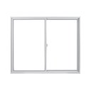Ver imagem 2 de Kit com 2 Janelas de Alumínio de Correr 100x150cm Vidro Liso Linha Soft MGM Branco