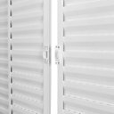 Ver imagem 6 de Kit com 2 Janelas de Alumínio Veneziana de Correr 100x120cm 4 Folhas sem Vidro Soft Plus MGM Branco