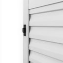 Ver imagem 4 de Kit com 2 Portas de Alumínio de Correr Sobrepor 215x80cm Laminada Reversil Soft Plus MGM Branco