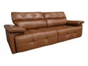 Ver imagem 2 de Sofá Retrátil e Reclinável de Couro Queen 2,60 M Brown - Mempra Design
