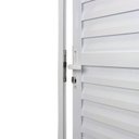 Ver imagem 5 de Kit com 2 Portas de Alumínio Laminada 210x90cm Linha Solida MGM Branco