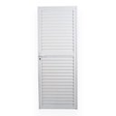 Ver imagem 3 de Kit com 2 Portas de Alumínio Laminada 210x80cm Soft Plus MGM Branco