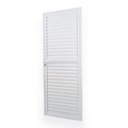 Ver imagem 4 de Kit com 2 Portas de Alumínio Laminada 210x80cm Soft Plus MGM Branco