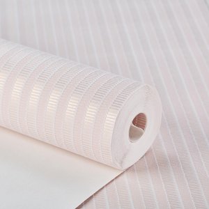 PAPEL DE PAREDE IMPORTADO ROSA BEBE LISTRADO