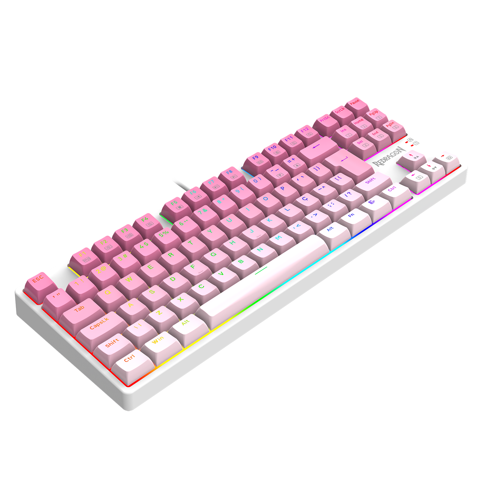 Teclado Gamer Redragon Daksa Br+ros Rgb com Switch Marrom - 3