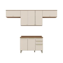 Cozinha Compacta 4 Peças com Aéreo e Balcão Espresso Móveis - 4