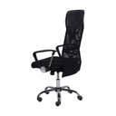 Ver imagem 4 de Kit 6 Cadeiras Escritorio Presidente com Relax Tela Mesh Corino 3307 Preto
