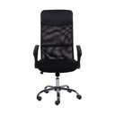 Ver imagem 3 de Kit 6 Cadeiras Escritorio Presidente com Relax Tela Mesh Corino 3307 Preto