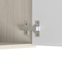 Ver imagem 3 de Balcão com Tampo 2 Portas MDF 60 cm Kali 1222022 Bianco Toq Branco Nicioli