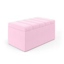 Ver imagem 3 de Calçadeira Baú Navi 90 para Cama de Solteiro Z-021 Sued Rosa Bebê Aradecor