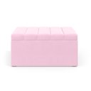 Ver imagem 2 de Calçadeira Baú Navi 90 para Cama de Solteiro Z-021 Sued Rosa Bebê Aradecor