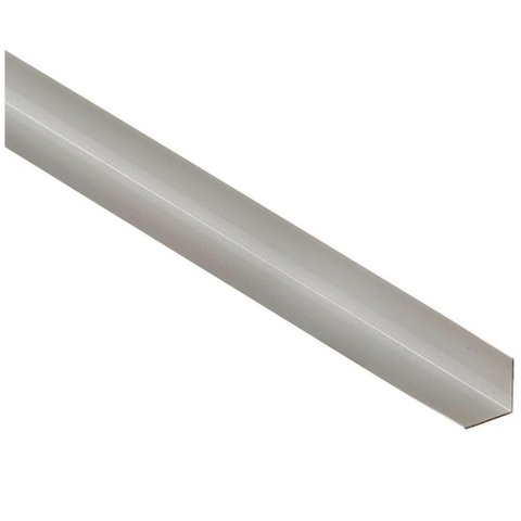 Cantoneira L 5/8 com 3 Metros Aluminío Brilhante - Abri L5/8 - Decal Cantoneira L 5/8 C/3mts Alumini