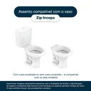 Ver imagem 3 de Tampa de vaso Zip Branco para bacia Incepa 6lpf