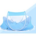 Ver imagem 1 de Berço Portátil Tenda Bebê com Mosquiteiro Cama 3 Peças Menino Azul Lorben