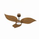 Ver imagem 1 de Ventilador de Teto Natuvent Flower Led 3 Pás Madeira Imbuia