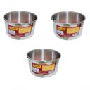 Ver imagem 1 de Kit 3 Forma Assadeira Redonda para Bolo Alta 14x8cm 1l Doces