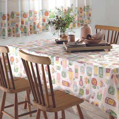 Toalha de Mesa Limpa Fácil 6 Lugares 1,40m X 2,10m Ester Dohler 22323