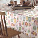 Ver imagem 2 de Toalha de Mesa Limpa Fácil 6 Lugares 1,40m X 2,10m Ester Dohler 22323