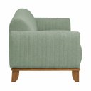 Ver imagem 7 de Sofá Molino 3 Lugares 210cm Pés Madeira Castanho Bouclé Verde Claro - Nexta Casa