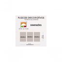 Ver imagem 2 de Kit Placas Quadros Decorativos 3 Pçs Mdf 20x30 Forma Mármore 