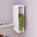 Ver imagem 1 de Nicho Aéreo 18,5cm 100% MDF Cozinha Sevilha Branco/Artico