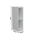 Ver imagem 4 de Nicho Aéreo 18,5cm 100% MDF Cozinha Sevilha Branco/Artico