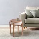 Ver imagem 1 de Puff Decorativo Dubai Flex Espresso Móveis Bege/Nogueira