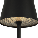 Ver imagem 4 de Luminária Abajur Mesa Led Louvre Touch Recarregável Preto