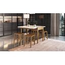 Ver imagem 1 de Mesa Aparador Timber 77x54x108cm:castanho