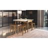 Mesa Aparador Timber 77x54x108cm:castanho - 1