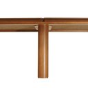 Ver imagem 6 de Conjunto Mesa Celebra 360x135cm com 16 Cadeiras Organik Tampo em MDF Assento Corano Marrom Mescla