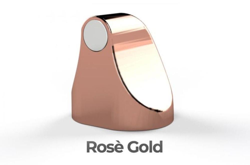 Trava Porta Magnético com Imã Fixador Prendedor Rosé Gold - 2