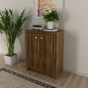 Ver imagem 5 de Kit 4 Armários Multiuso para Escritório com 2 Armários Baixo e 2 Armários Alto