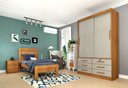 Ver imagem 2 de Guarda Roupa Casal Chicago 2 Portas 6 Gavetas S/espelho Tcil Cinamomo/off White