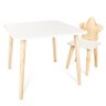 Kit Mesa e Cadeira Infantil Estrela - Pinus - 1