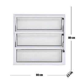 Vitro Basculante Linha Modular 80x80 - 4