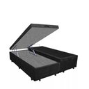 Ver imagem 3 de Base Box Baú King Luxo Blindado Bipartido NK Camas Suede Preto 49x193x203