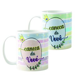 Conjunto de 2 Canecas Gravidez de Presentes para Vovô e Vovó - 2