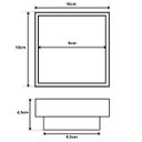 Ver imagem 2 de Ralo Invisível Tampa Oculta Sifonado 10x10cm | Utilimix | Kit 05 Un