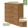Quarto Infantil com Beliche Olga Cômoda e Criado Baião e Guarda-roupa Alonzo - 15
