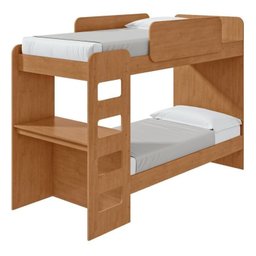 Quarto Infantil com Beliche Olga Cômoda e Criado Baião e Guarda-roupa Alonzo - 3