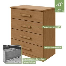 Quarto Infantil com Beliche Olga Cômoda e Criado Baião e Guarda-roupa Alonzo - 14