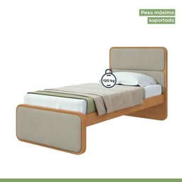 Quarto Infantil com Cama Solteiro Loop Tecido Boucle e Cômoda 8 Gavetas 152x48x96cm Loop - 6