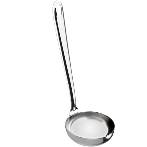 Kit 24 Conchas de Sopa Feijão em Aço Inox Utensílios de Cozinha Taumer para Restaurante e Buffet