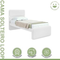 Quarto Infantil com 2 Camas Solteiro Loop Tecido Korino - 12