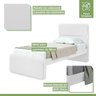 Quarto Infantil com 2 Camas Solteiro Loop Tecido Korino - 11