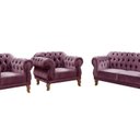 Ver imagem 2 de Conjunto Sofá Duquesa Chesterfield 2 Lugares e 2 Poltronas