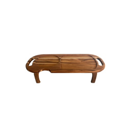 Tábua de Servir com Encaixe para Suqueira - Madeira de Teca 14x57x24cm - 1